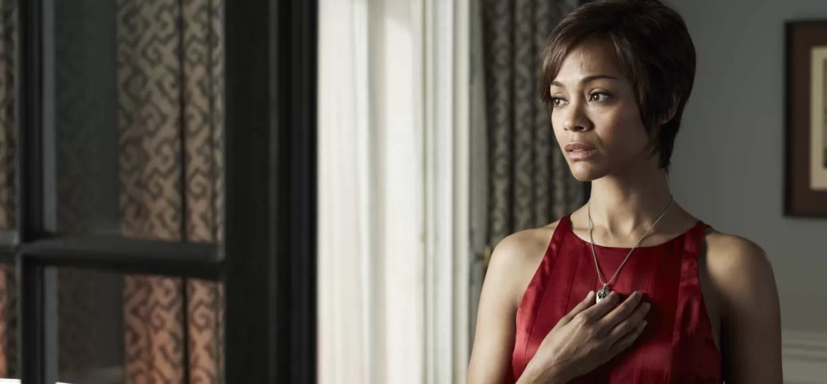 Rosemary (Zoe Saldana) ist manches nicht geheuer (Foto: Nino Munoz/NBC/Studiocanal) Rosemary (Zoe Saldana) ist manches nicht geheuer (Foto: Nino Munoz/NBC/Studiocanal)