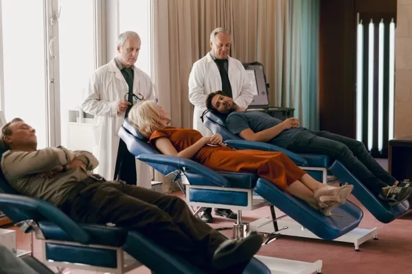 Wer schnarcht, fliegt aus dem Experiment. (Foto: EuroVideo Medien) Wer schnarcht, fliegt aus dem Experiment. (Foto: EuroVideo Medien)